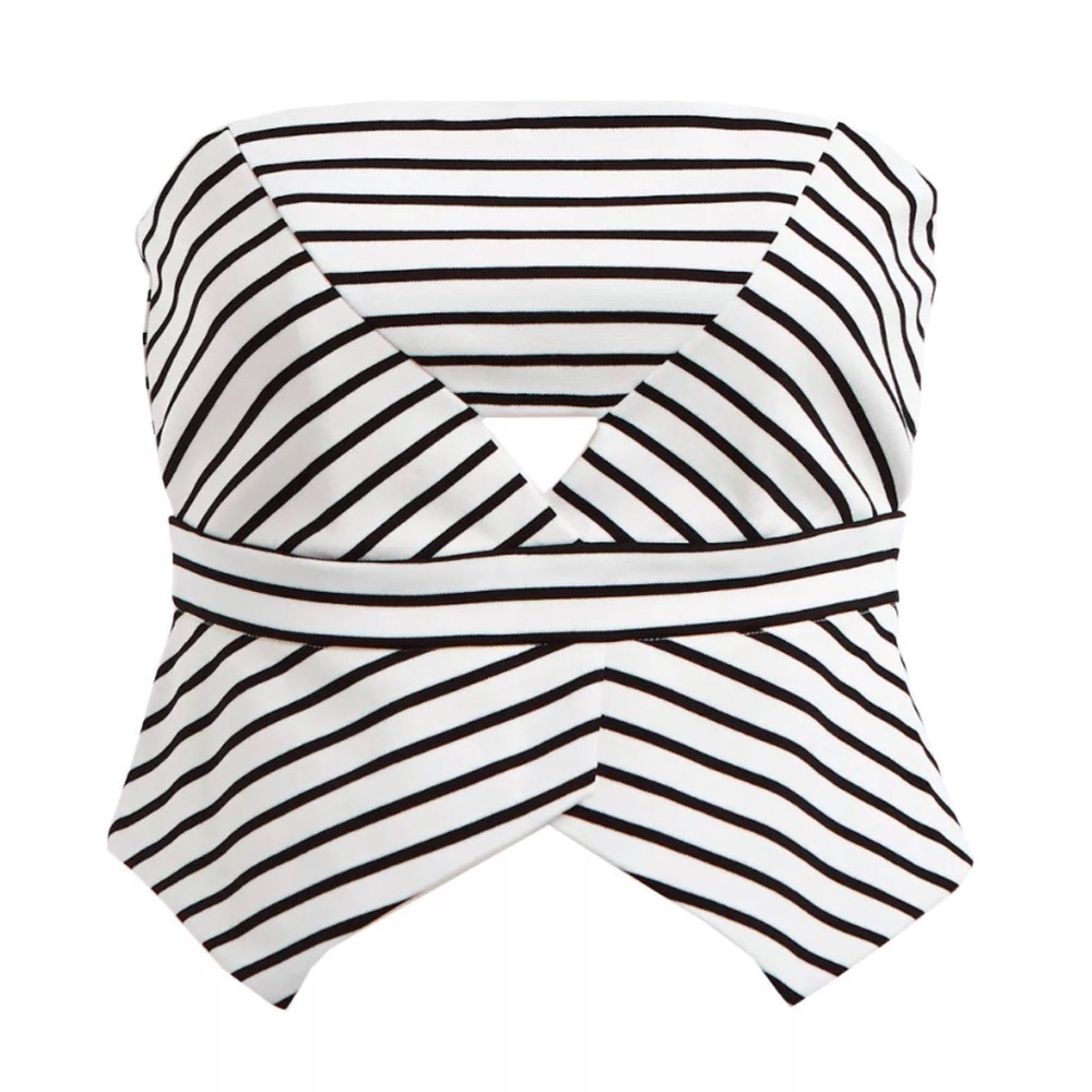 BARDOT | Strapless Crop Top - Picture 2 of 4